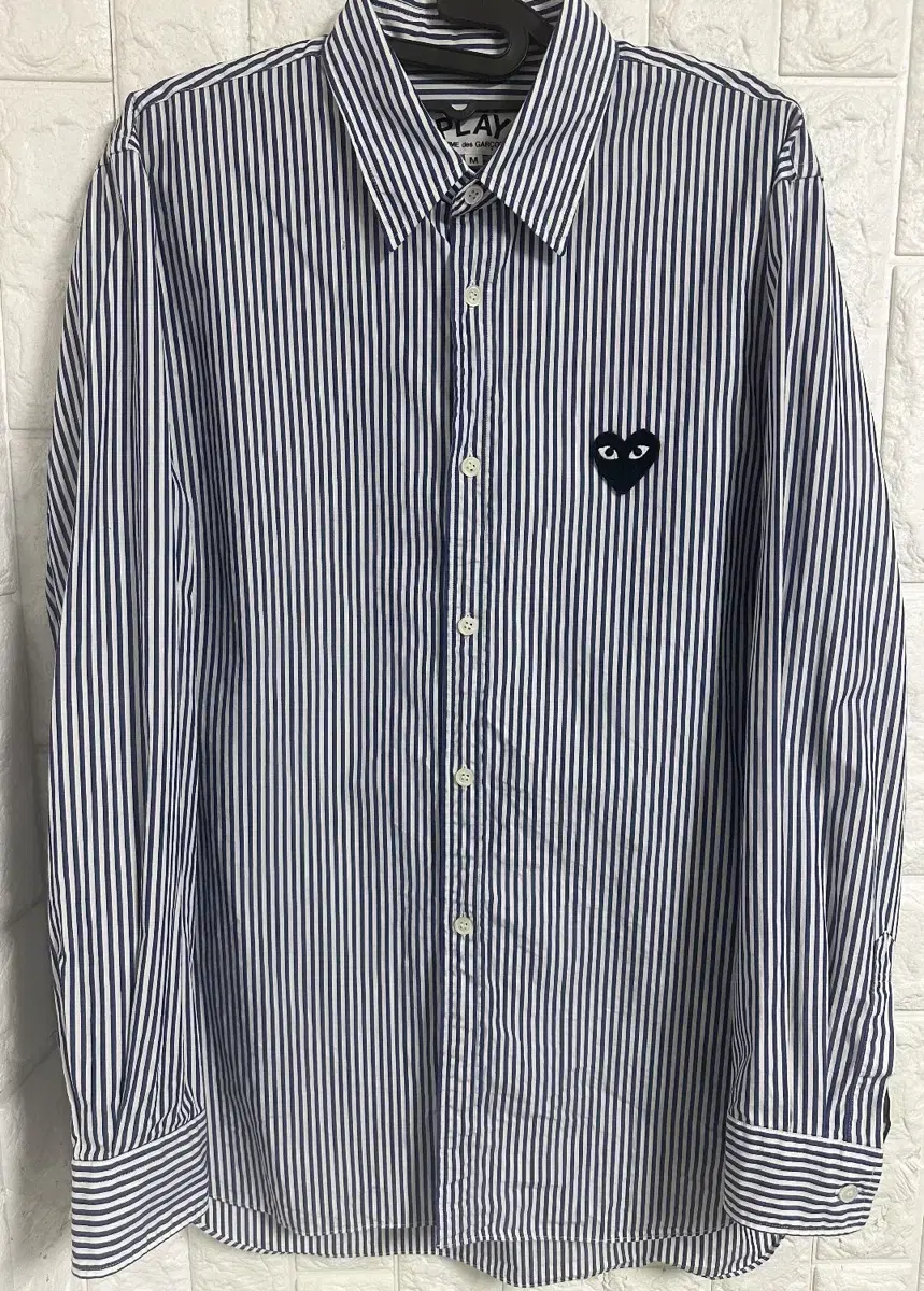 Comme des Garçons Striped Black Heart