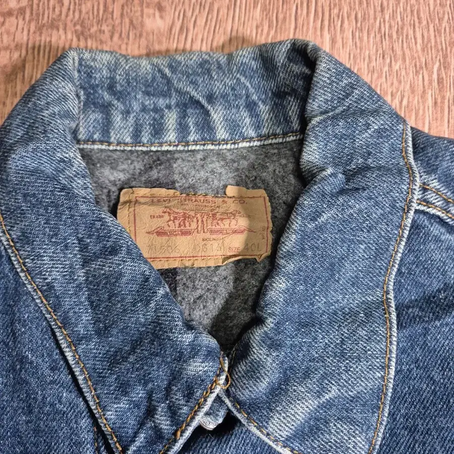 80s levis 리바이스 71506-0316 데님 트러커