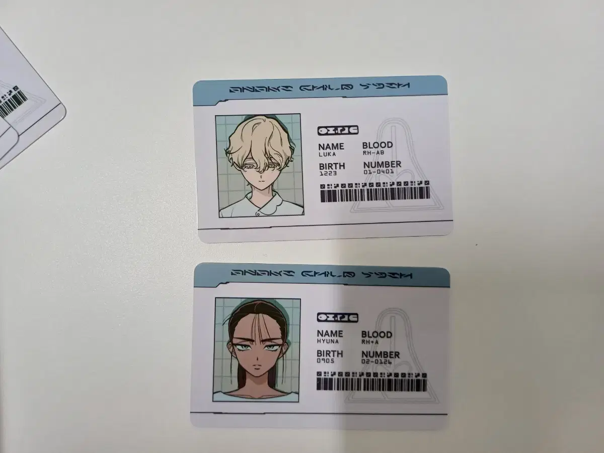 (Today Only Unpo)Aste Lecca & hyun a ID card