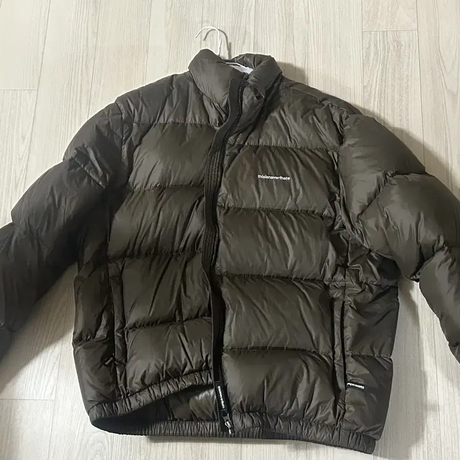 디스이즈네버댓 패딩 브라운 PERTEX T Down Jacket L사이즈