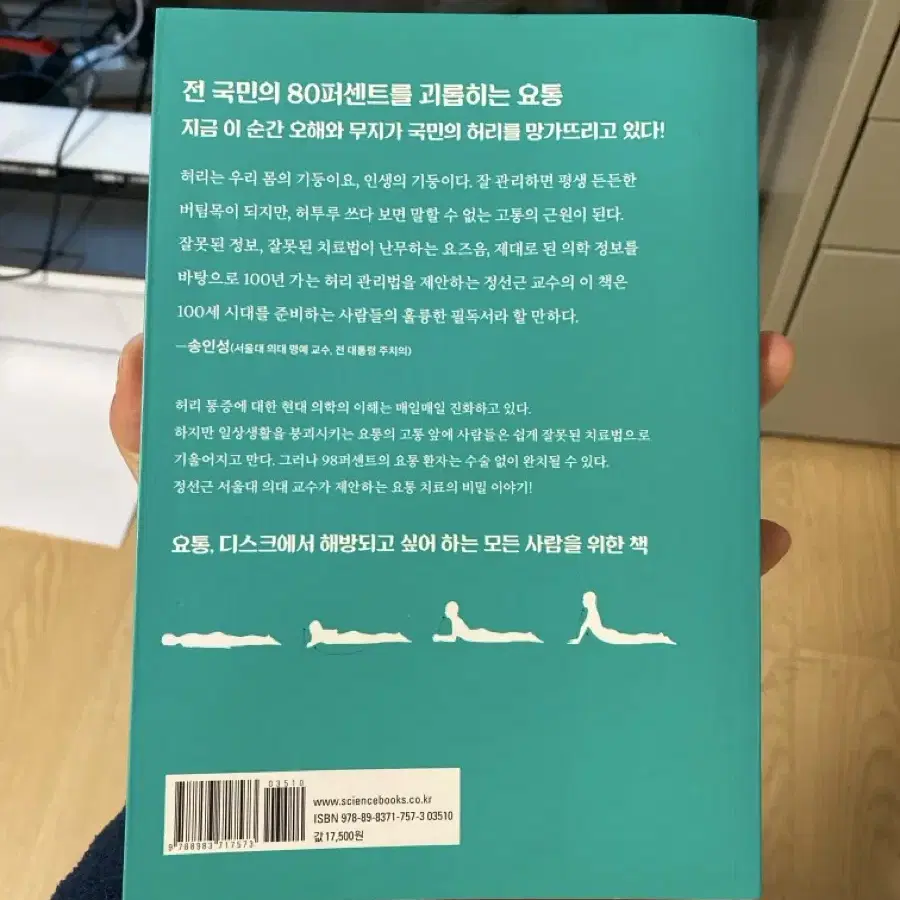 백년허리 책 팔아요