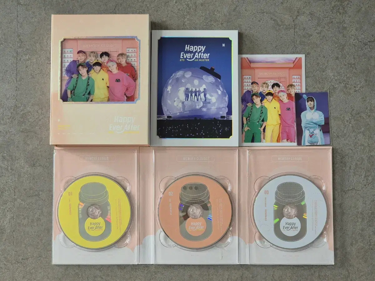 Bangtan Mustache 4 DVDs