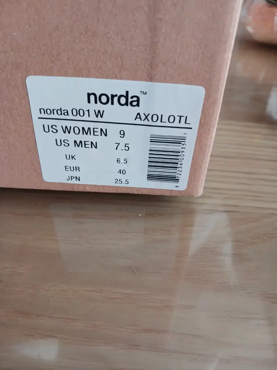 norda 001w - us women 9사이즈