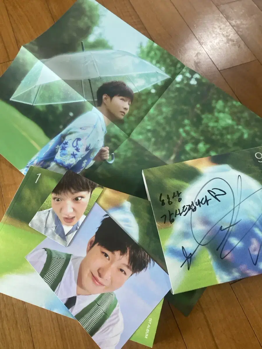 BTOB changsub 1st 1991 Solo album photocard Bimae sign Message Album