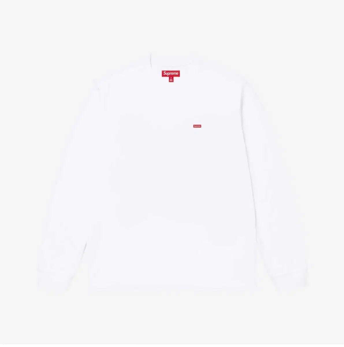 Supreme Small Box Long Sleeve White 24FW