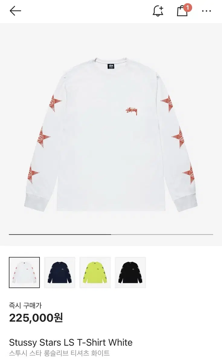 Stussy Stussy Star Long Sleeve