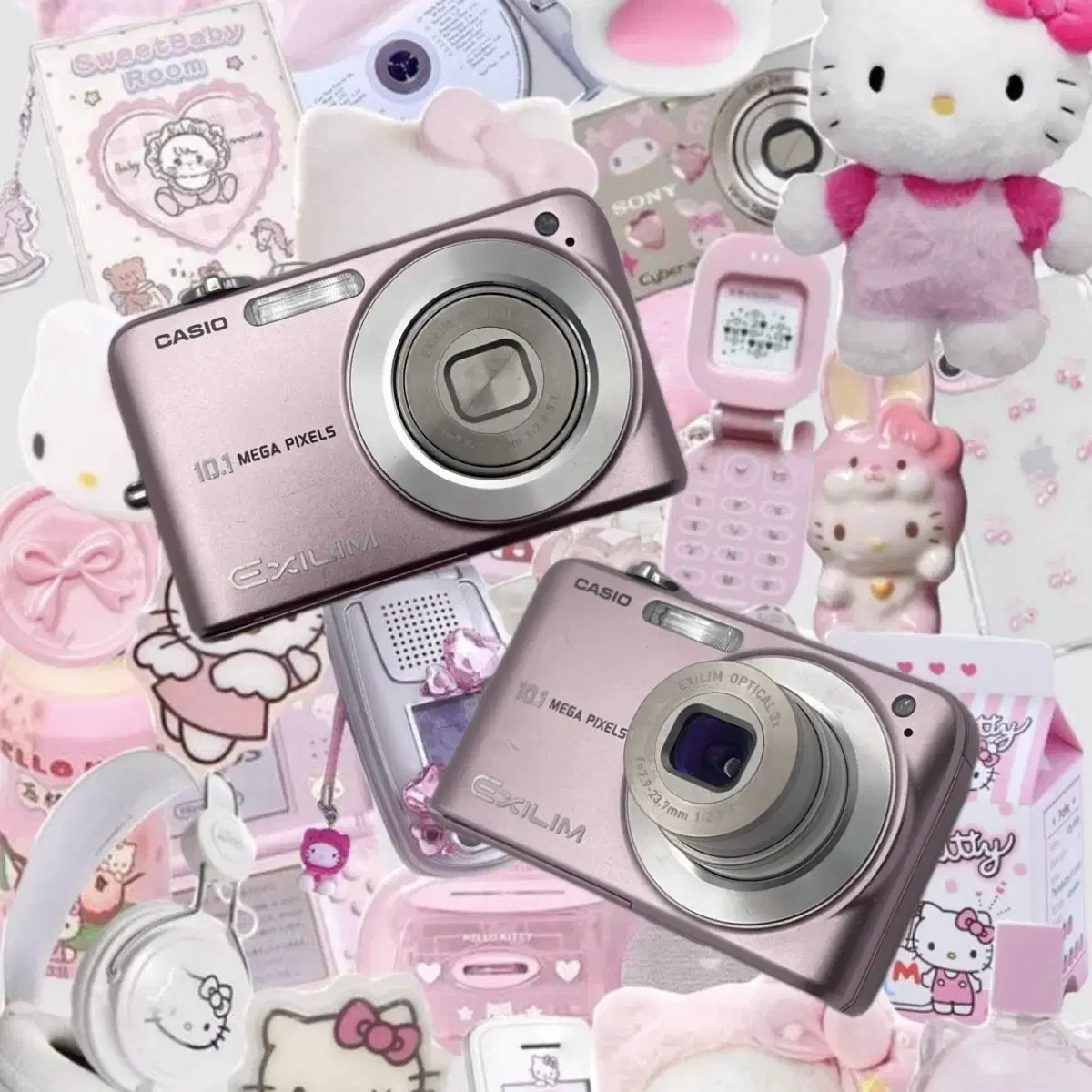 Casio Xylem EX-Z1080 Strawberry Milk Pink Digital Camera