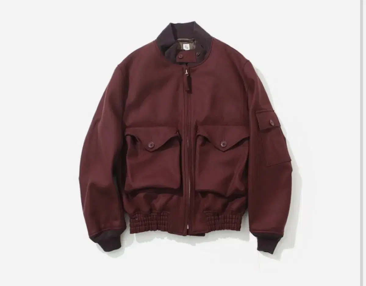 Captain Sunshine Winter Flying Jacket Burgundy 38