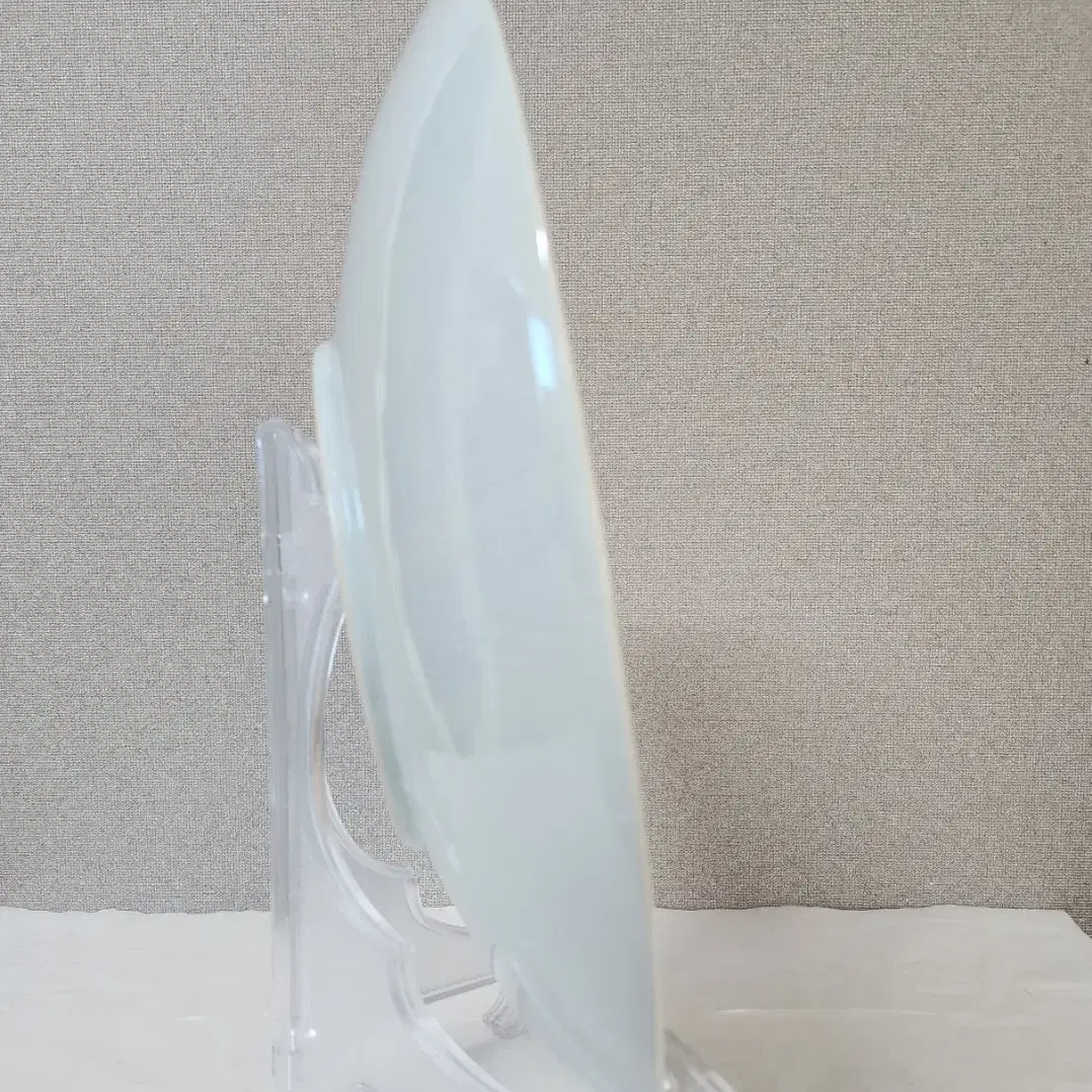 송남 신상호 백자 당초문 접시 (36cm)