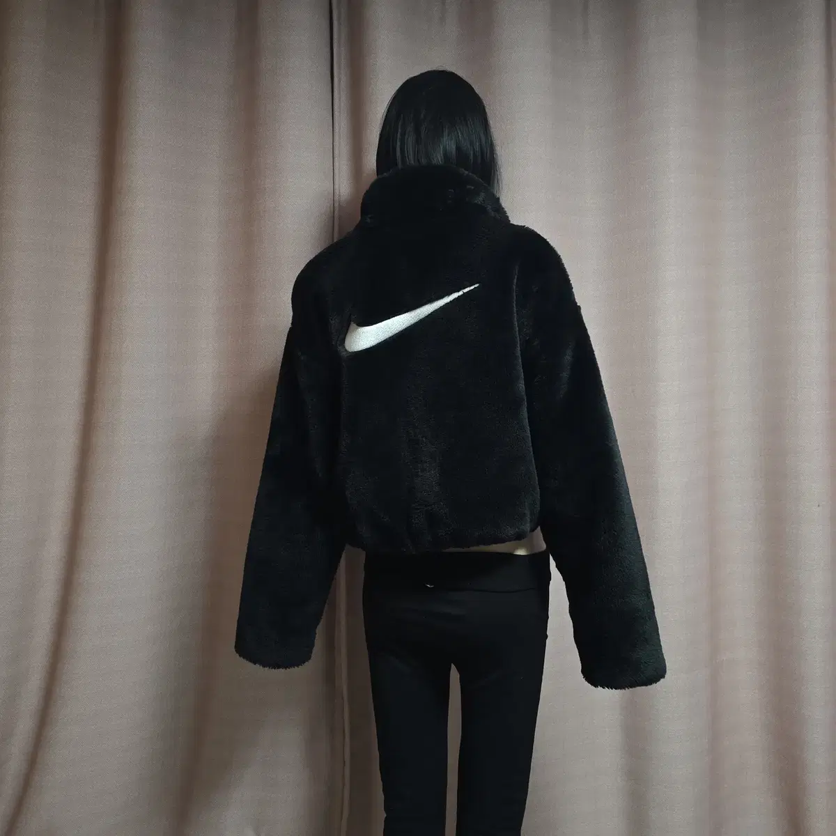 (95) NIKE 나이키 우먼 아이콘 클래쉬 풀집 재킷 / 숏후리스