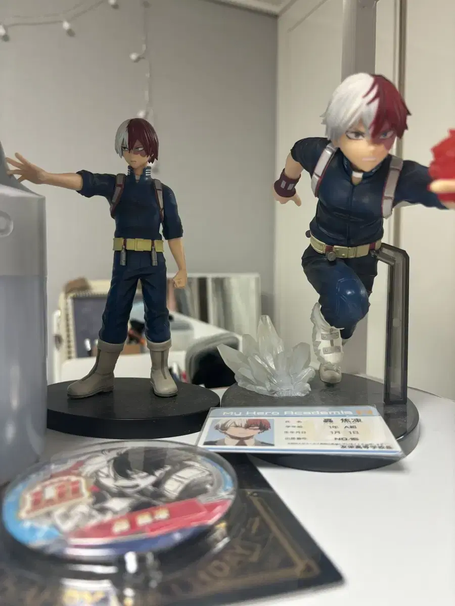 Todoroki Figures,Birthday Badges,Student ID Cards in Bulk