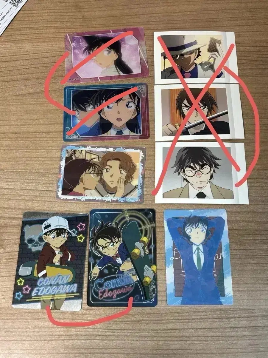 Detective Conan individually available. Pentagram Pasha Neon Collection Clear Card