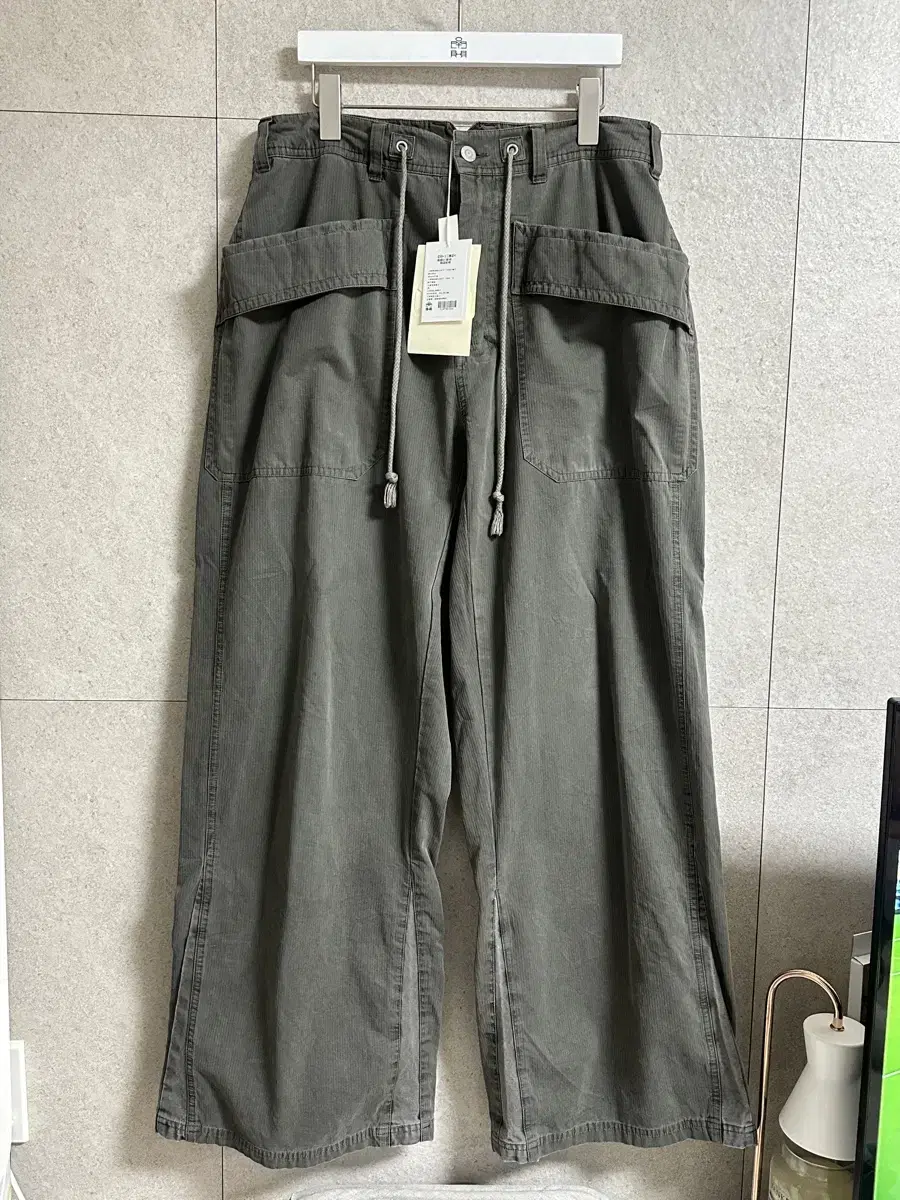 Polyester Parapants Khaki Olive 24SS [4]