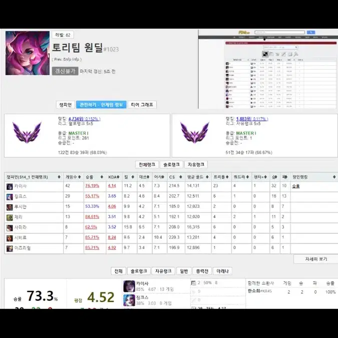 리그오브레전드 C1 LOL  6+1