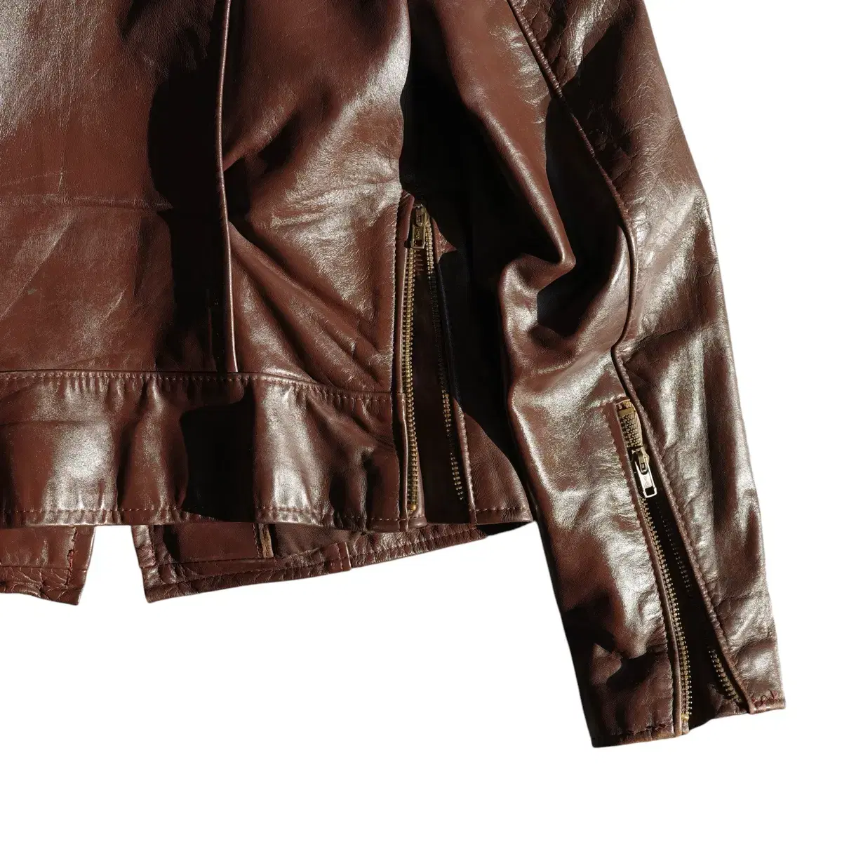 70s Brooks Leather Motor Cycles jacket