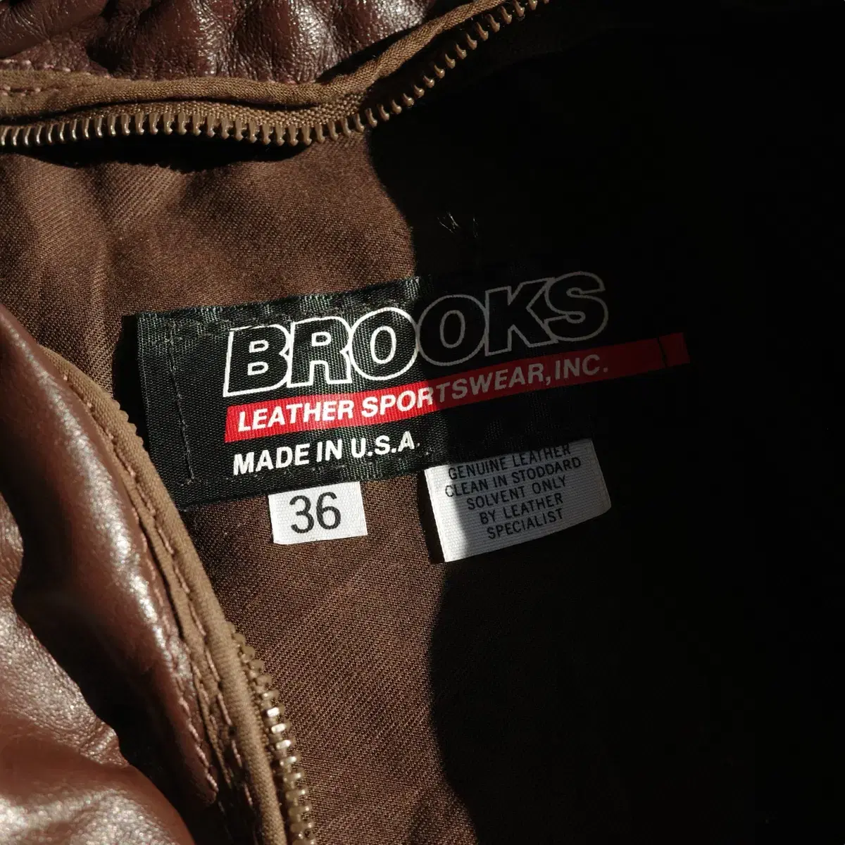 70s Brooks Leather Motor Cycles jacket