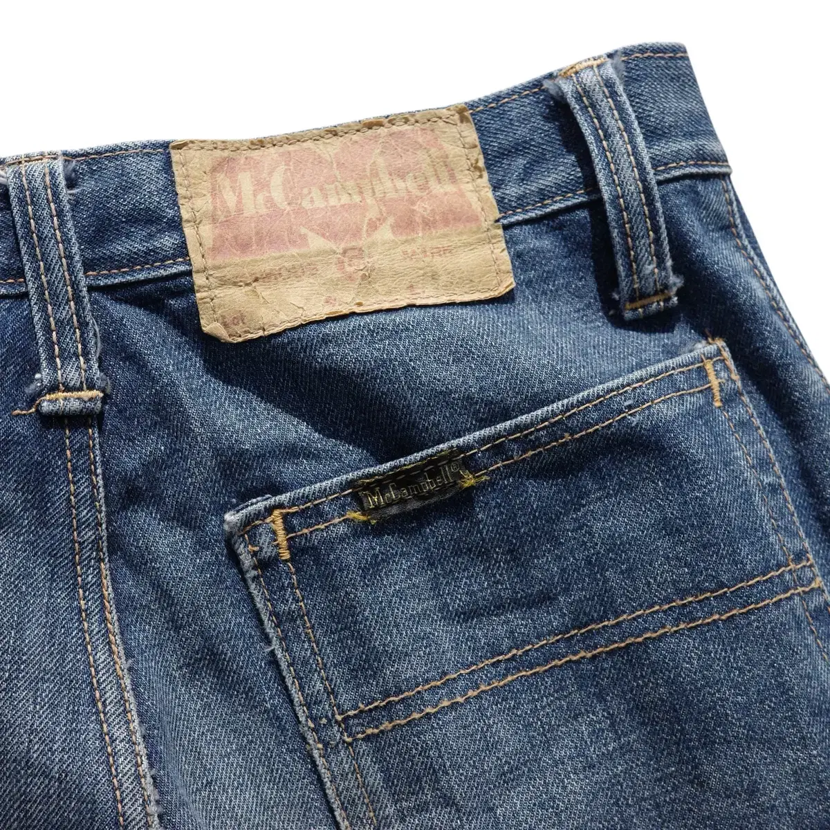 70s McCampbell Bell Bottom Denim Pants