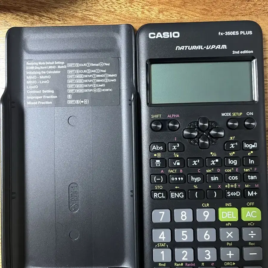 카시오 CASIO 공학용 계산기 택포 fx-350ES PLUS 모델