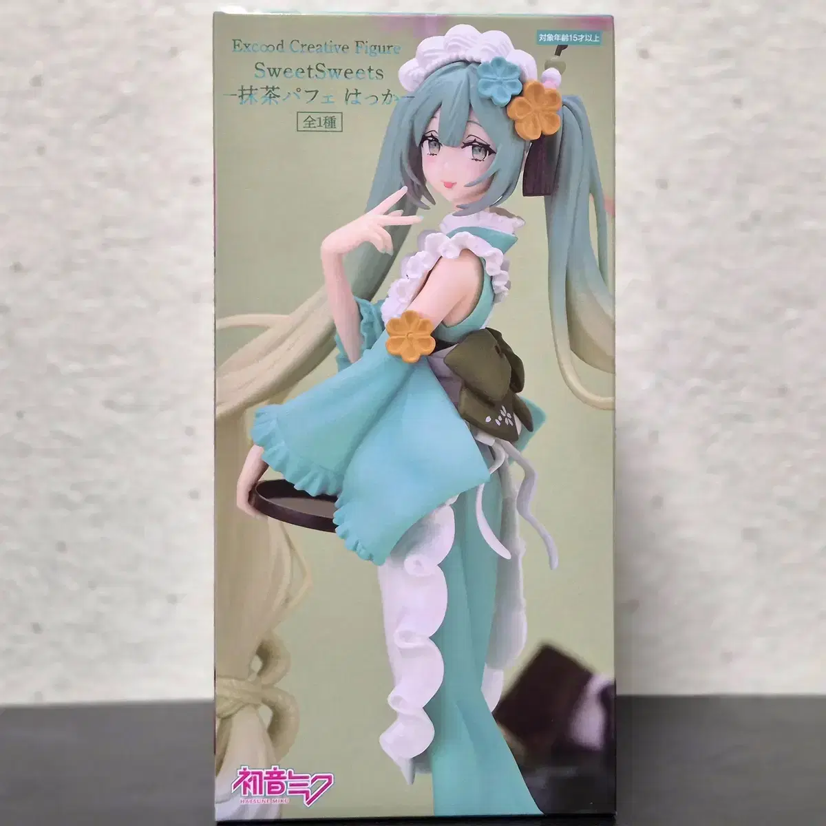 Unsealed)Matcha Parfait Miku Green TeaMiku MintVer Figure