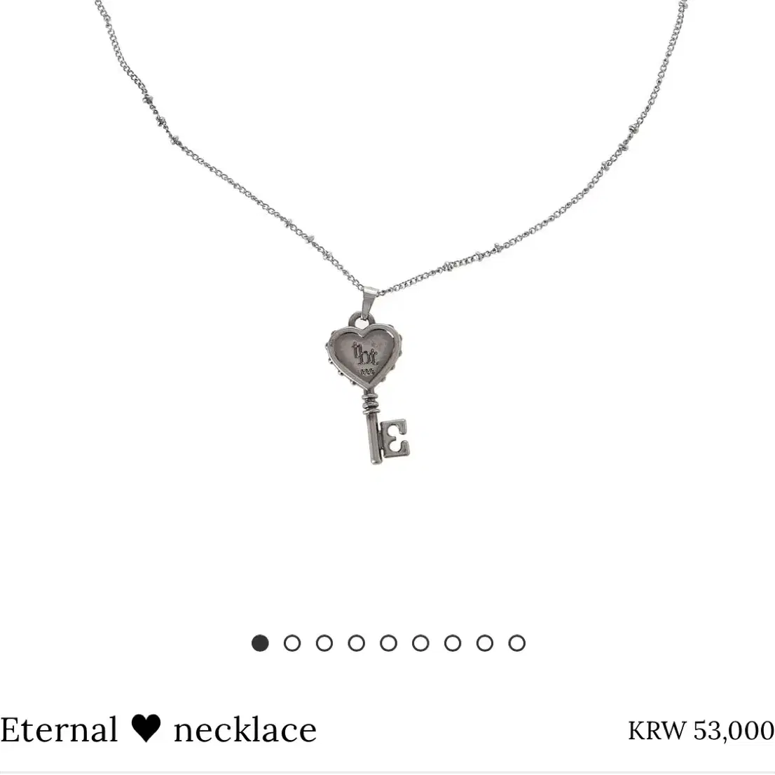 [미개봉] 쓰리타임즈 이터널 목걸이 Eternal necklace