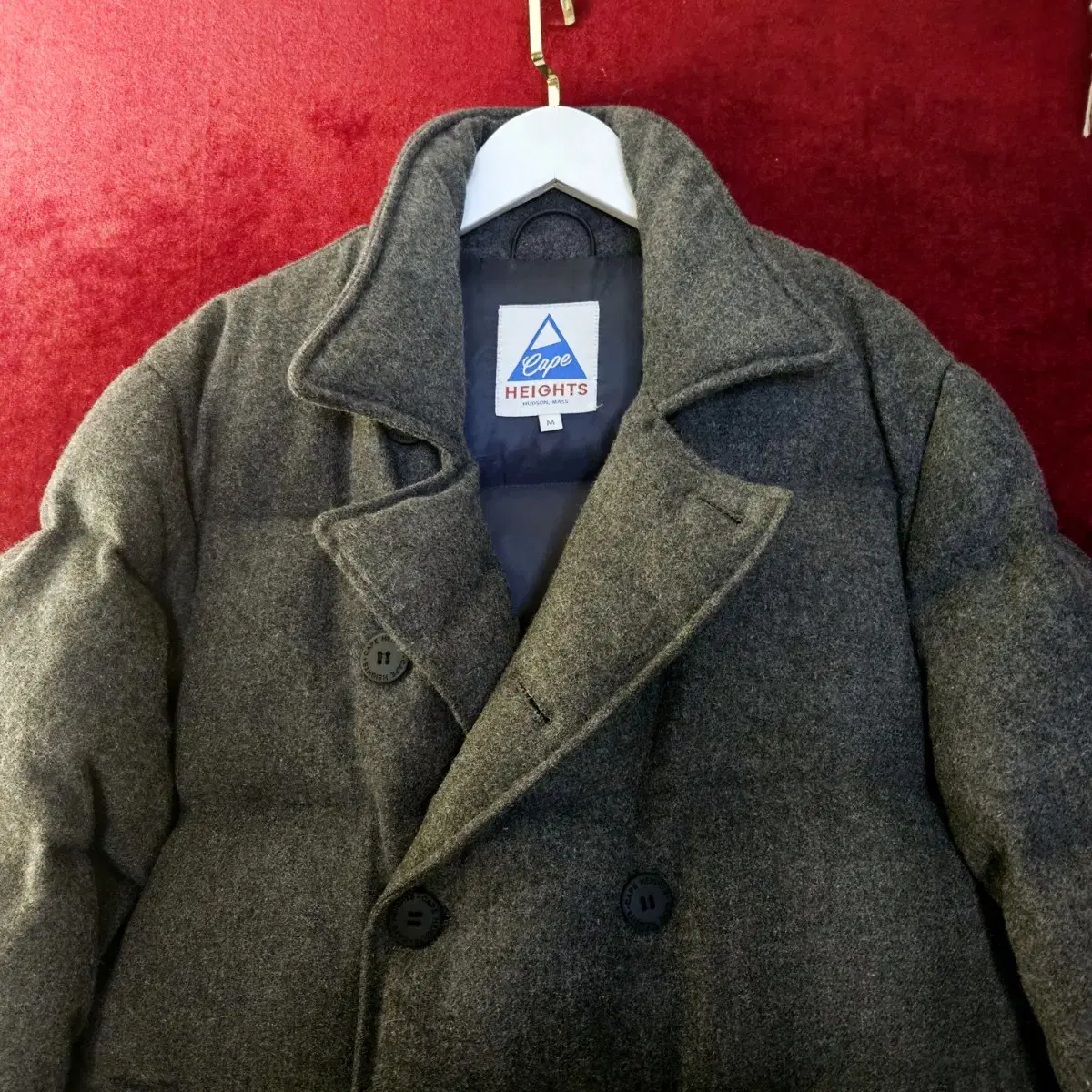 케이프하이츠 더블 Wool  다운 패딩 점퍼 M size(95-100)