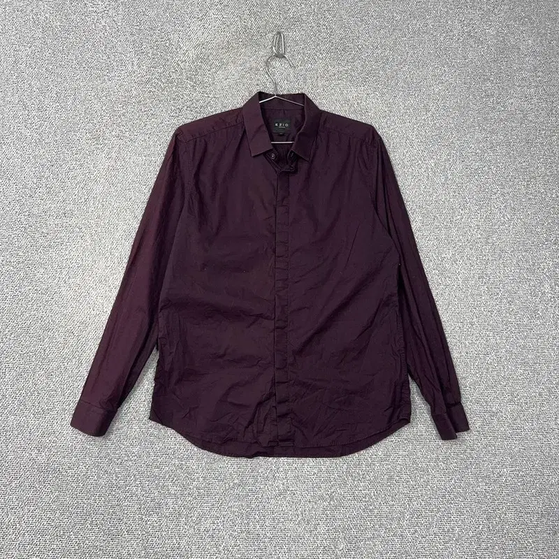 Eziohomme Casual Wine Shirt 105