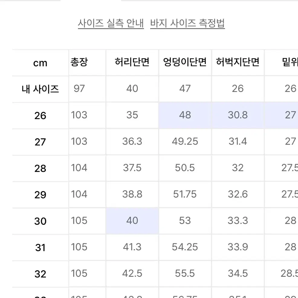 와이드 히든밴든슬렉스 미디엄그레이 28