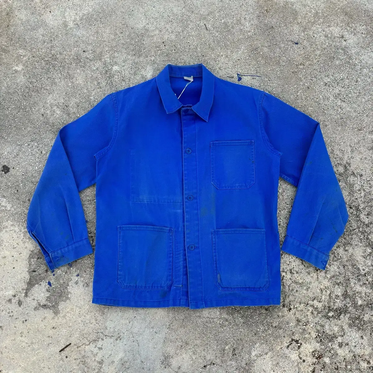 70s-80s OG Vintage French Work Jacket L