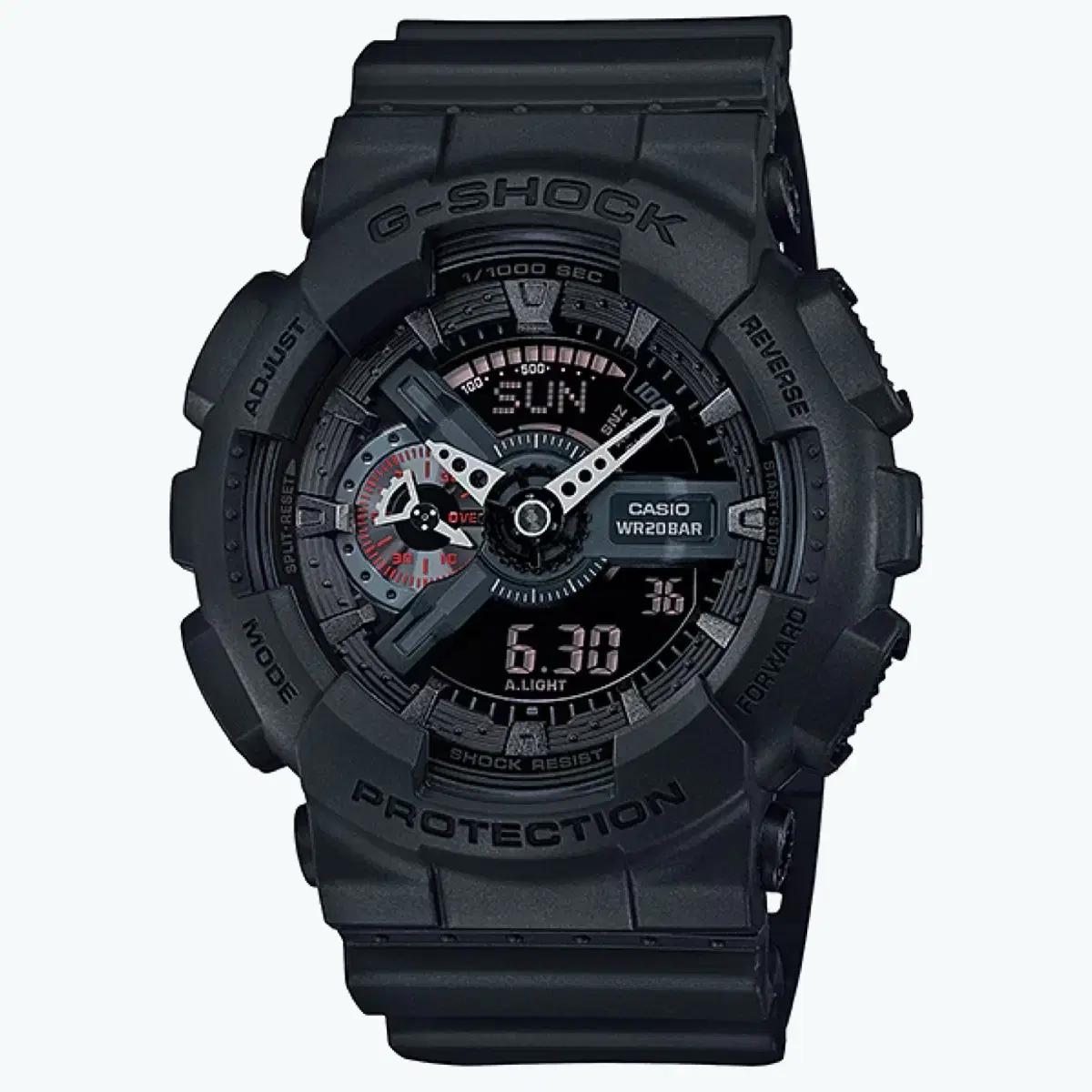 지샥 빅페이스 (G-SHOCK GA-110) 매트블랙 판매합니다