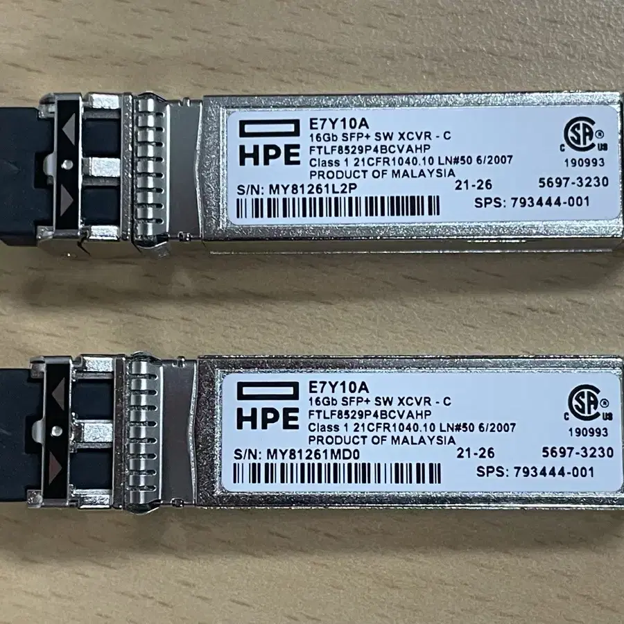 HP SFP+ 16Gb 트랜시버 광학모듈