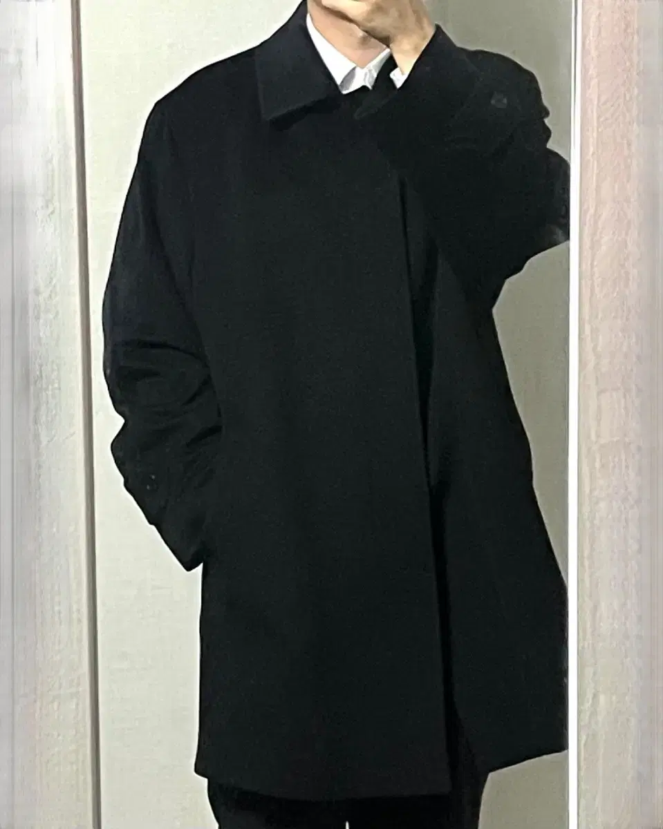 Yves Saint Laurent Cashmere-blend single vahn coat