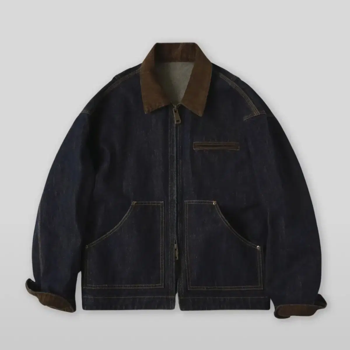 New Arrivals)) Rafferge Store Work Denim Jacket L