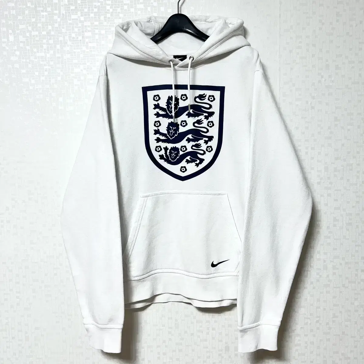 [M,95]Nike England National Team Hoodie White