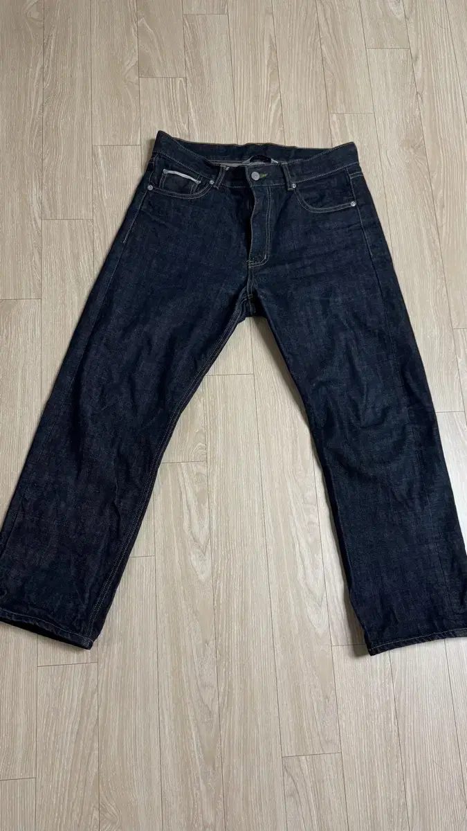 Uniform Bridge Selvedge Denim Deep Indigo Size M