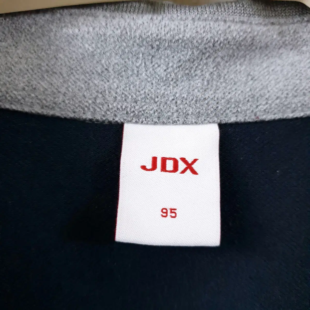 JDX 남성골프 기모 카라티 95 네이비 그레이