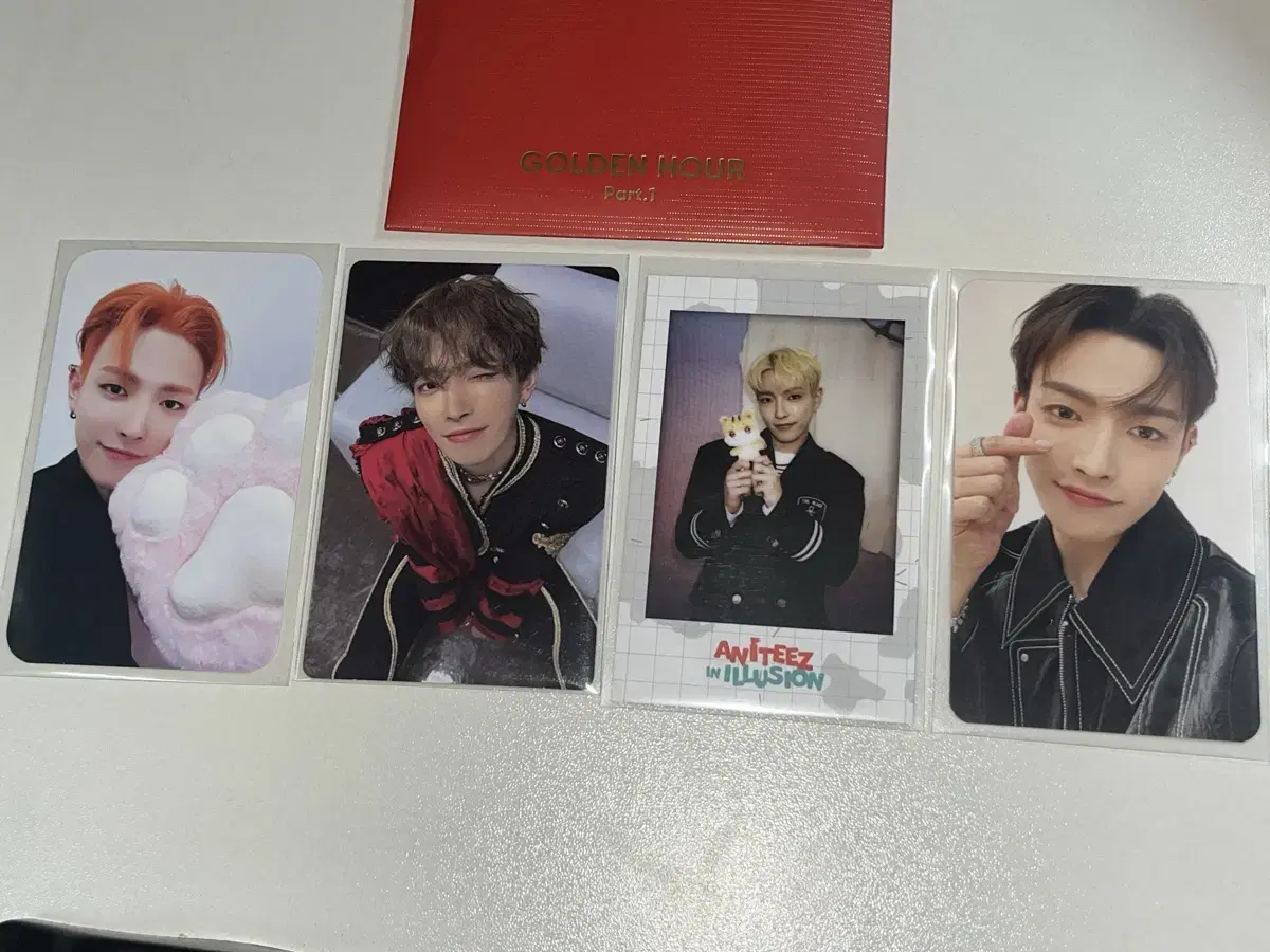 ateez golden hour album + hongjoong photocard