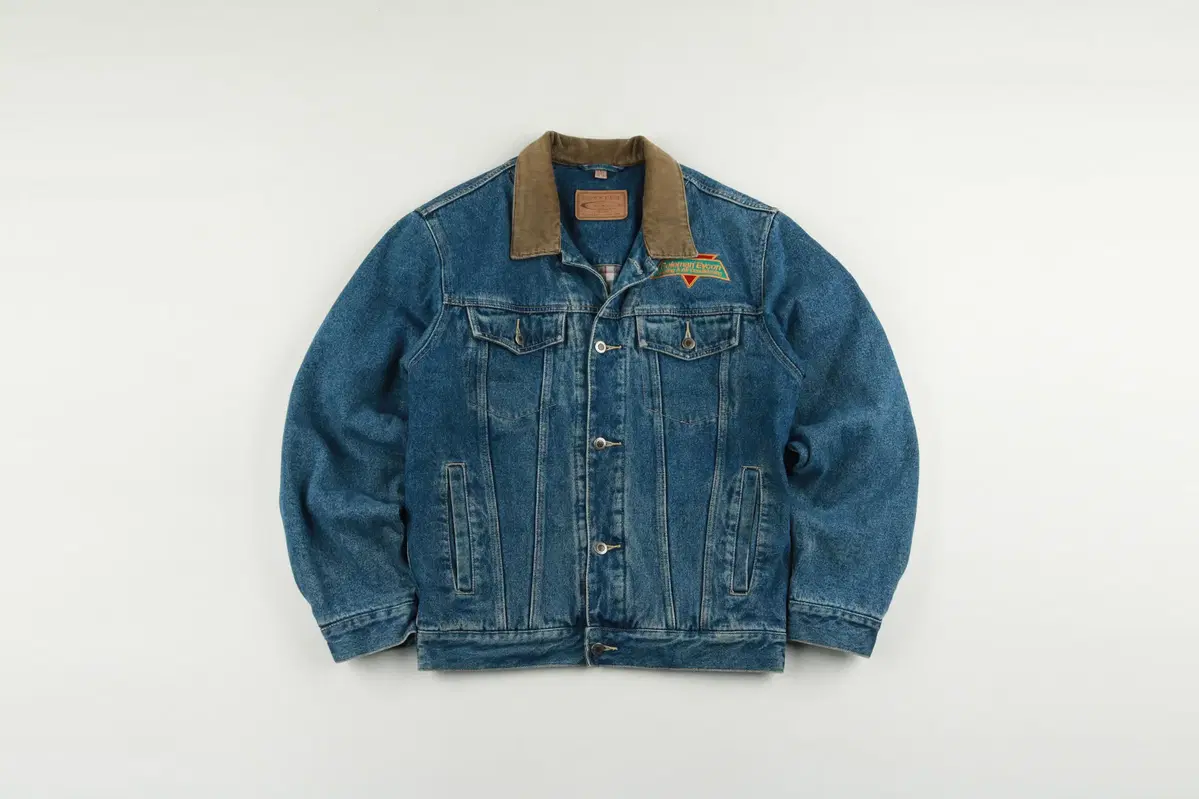 [M] 90's Swingster Corduroy kara Denim Jacket