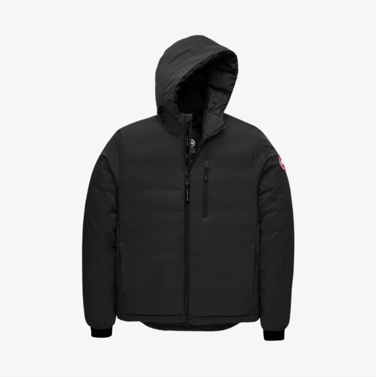 Canada Goose Lodge Down Hoodie Matte Finish Black