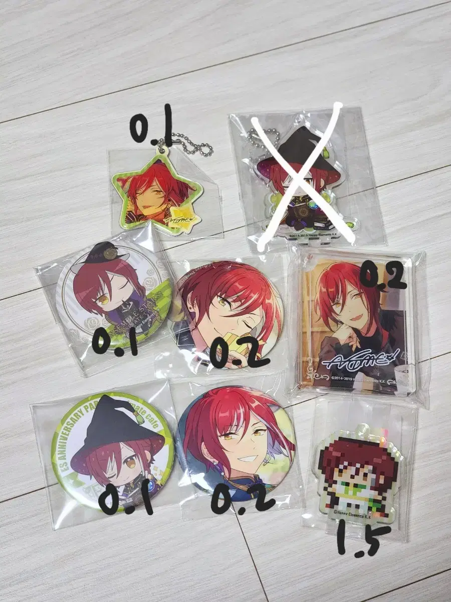 Anstar Natsume acrylic Badge Ibekore Stand keyring Sakasaki Natsume Switch