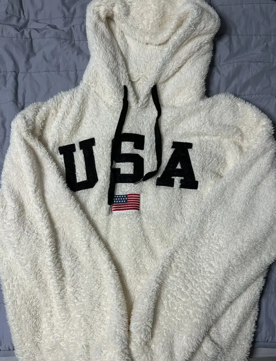 USA Fleece Hoodie Freesize