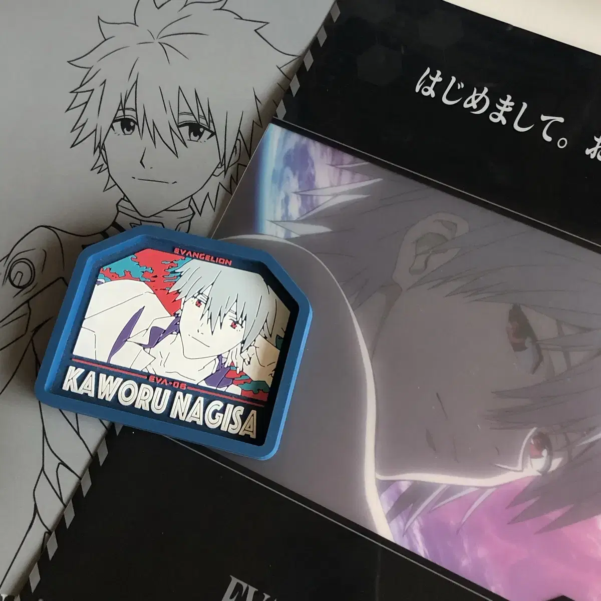 Evangelion Nagisa Kaoru Coaster and Clear File