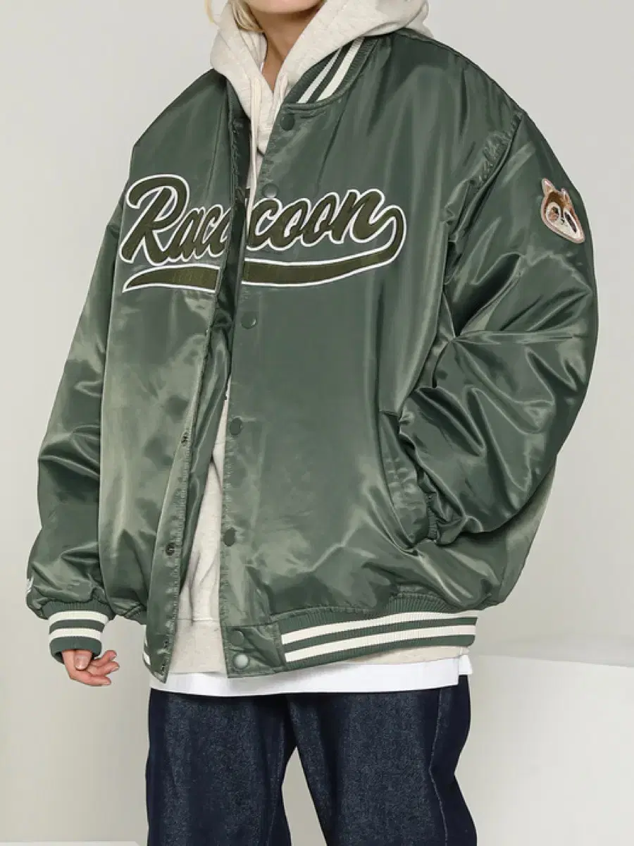 Takeji Raku Baseball Over Jacket Khaki