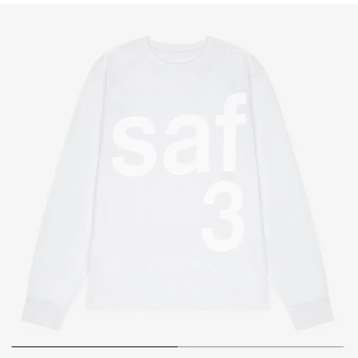 사파리스팟 basic safari LS T-shirt white