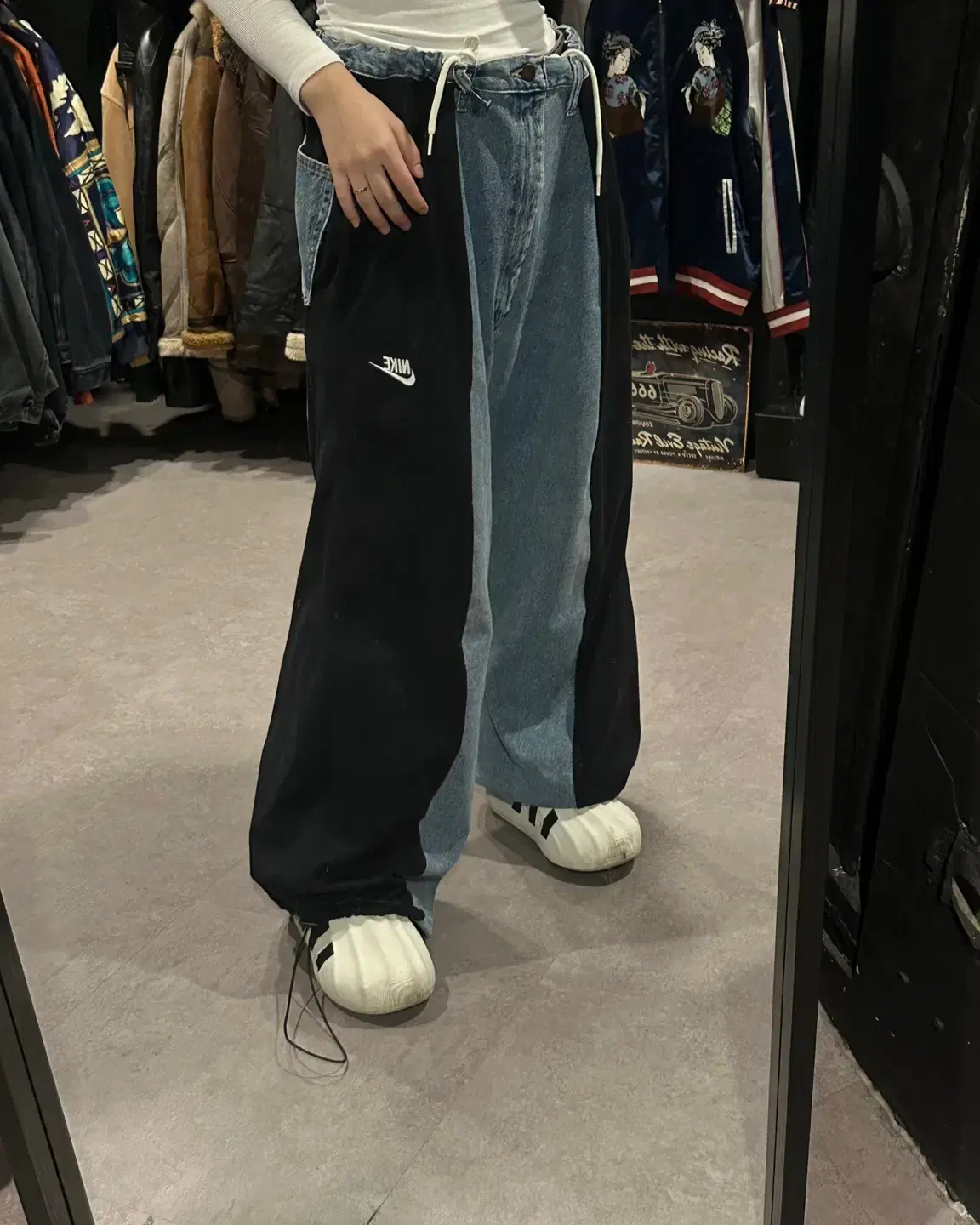 (030) VTG Nike Vintage Nike Denim Pants