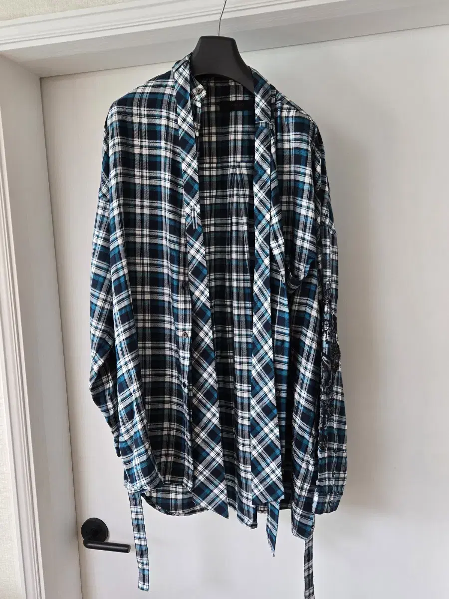 Song Geaume Embroidered Check Shirt