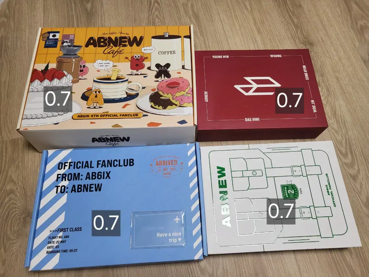 AB6IX Official Fan Club Kits 1-4