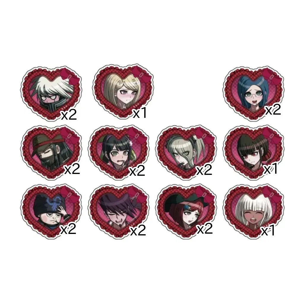 [Tools] new Danganronpa V3 Heart acrylic Badge