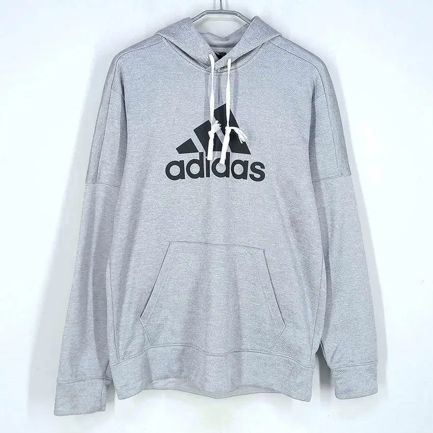 Adidas Men's Big Logo Hoodie GreyM (HU35041)