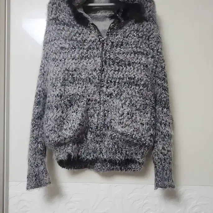 무지 따뜻 Knitwear 밸리걸 후드집업 겨울 가디건 S M