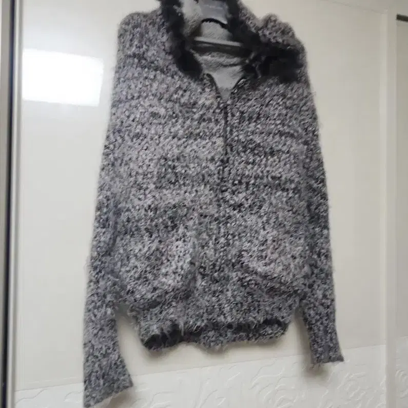 무지 따뜻 Knitwear 밸리걸 후드집업 겨울 가디건 S M